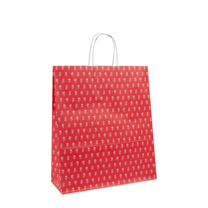 DPT084 - twisted papieren tassen - bloemen